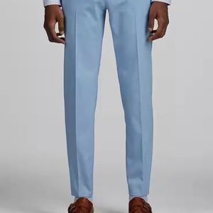 Jos. A. Bank Slim Fit Flat Front Suit separates light blue Men’s 34x32  NWT